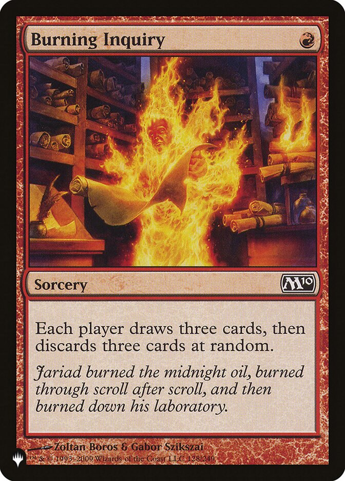 Burning Inquiry [The List] | Gamer Loot