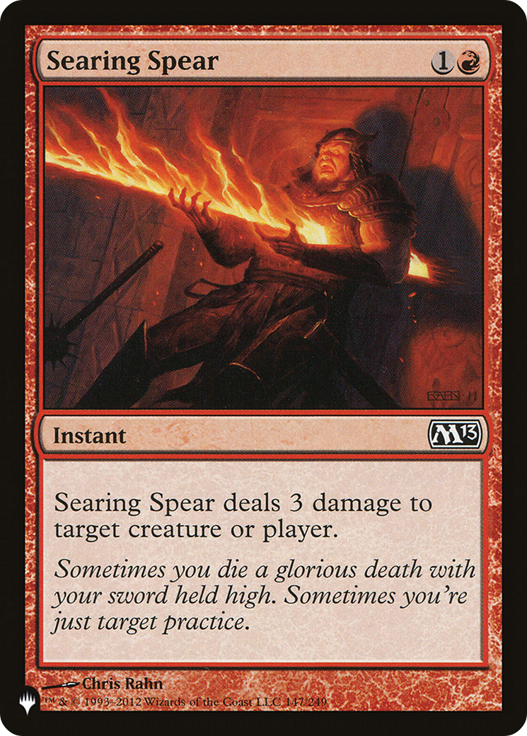 Searing Spear [The List Reprints] | Gamer Loot