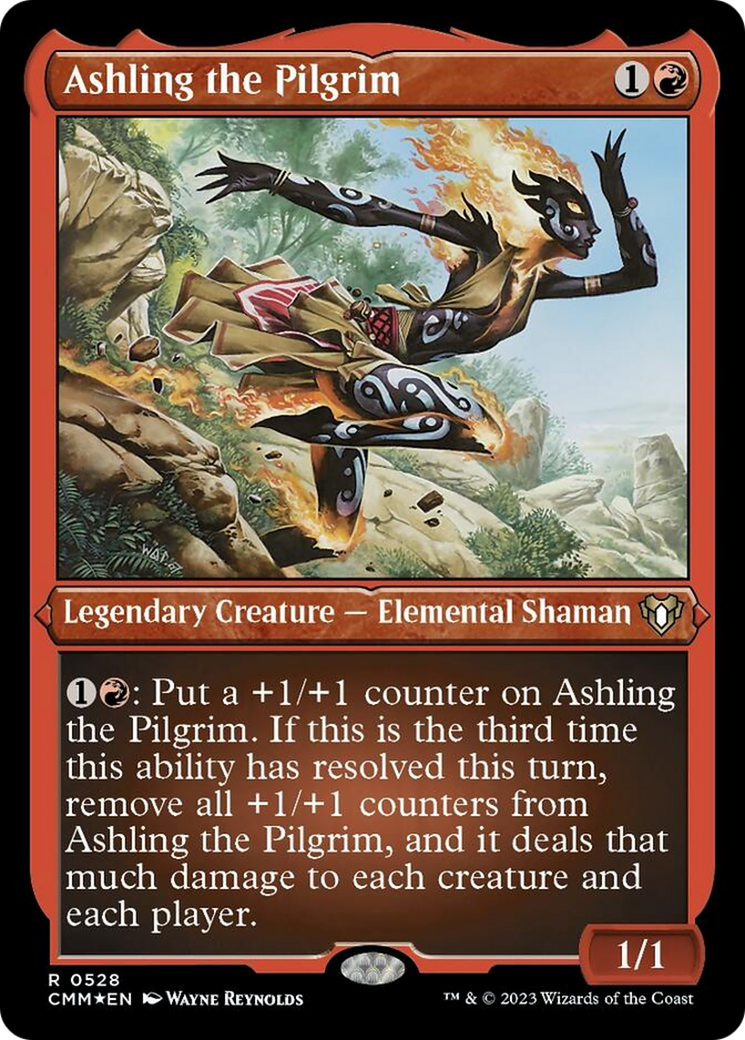 Ashling the Pilgrim (Foil Etched) [Commander Masters] | Gamer Loot