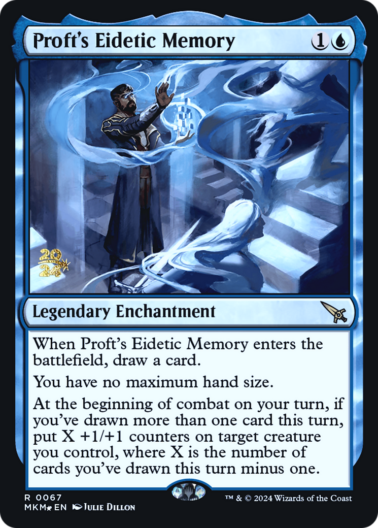 Proft's Eidetic Memory [Murders at Karlov Manor Prerelease Promos] | Gamer Loot