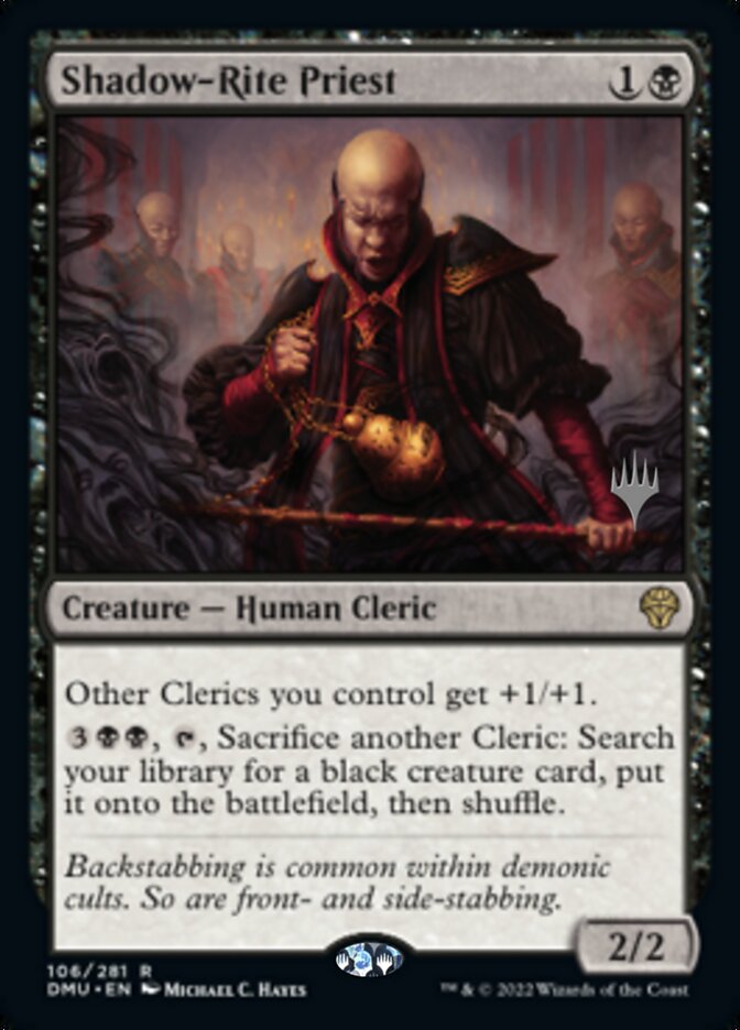 Shadow-Rite Priest (Promo Pack) [Dominaria United Promos] | Gamer Loot