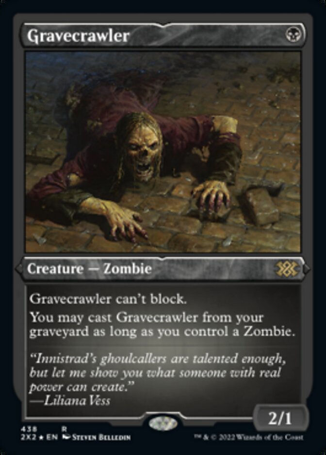 Gravecrawler (Foil Etched) [Double Masters 2022] | Gamer Loot