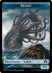Kraken // Energy Reserve Double-Sided Token [Modern Horizons 3 Tokens] | Gamer Loot