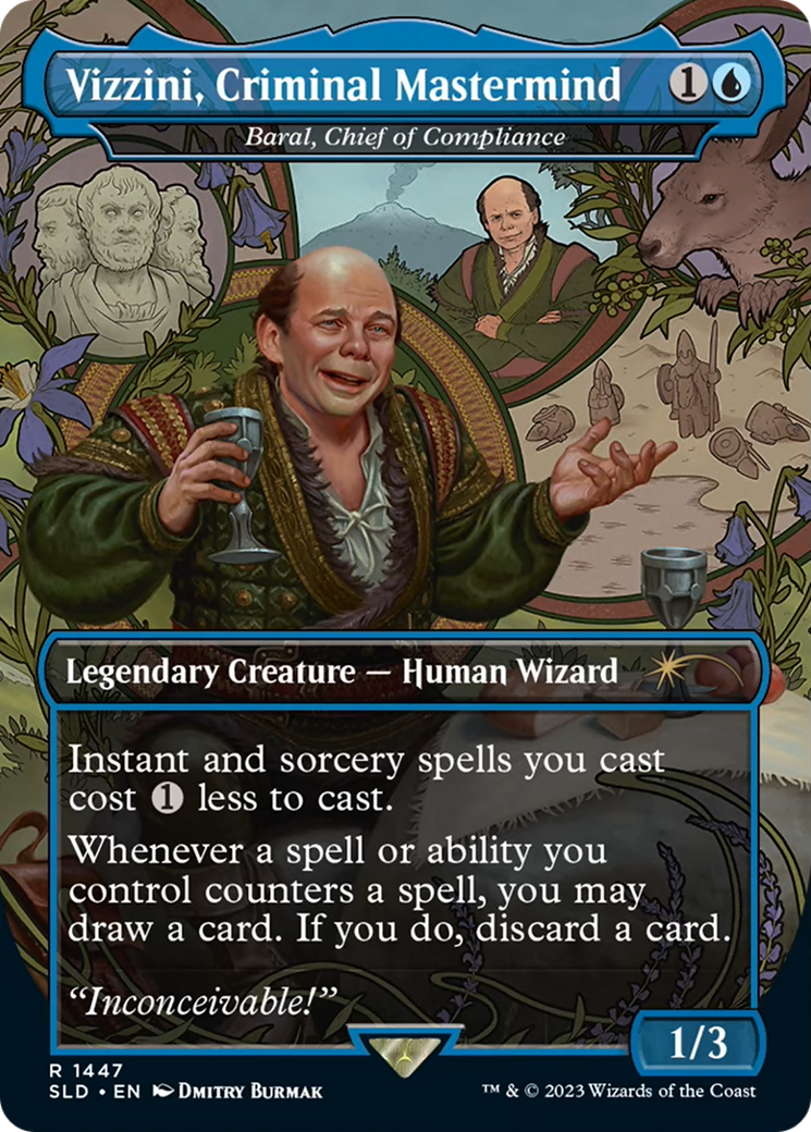 Vizzini, Criminal Mastermind - Baral, Chief of Compliance [Secret Lair Drop Series] | Gamer Loot