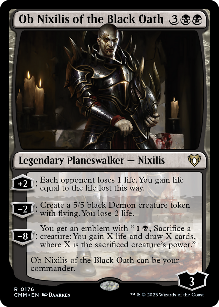 Ob Nixilis of the Black Oath [Commander Masters] | Gamer Loot