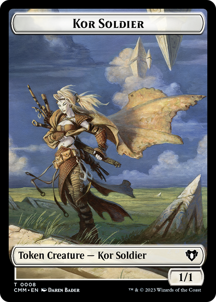 Kor Soldier Token [Commander Masters Tokens] | Gamer Loot