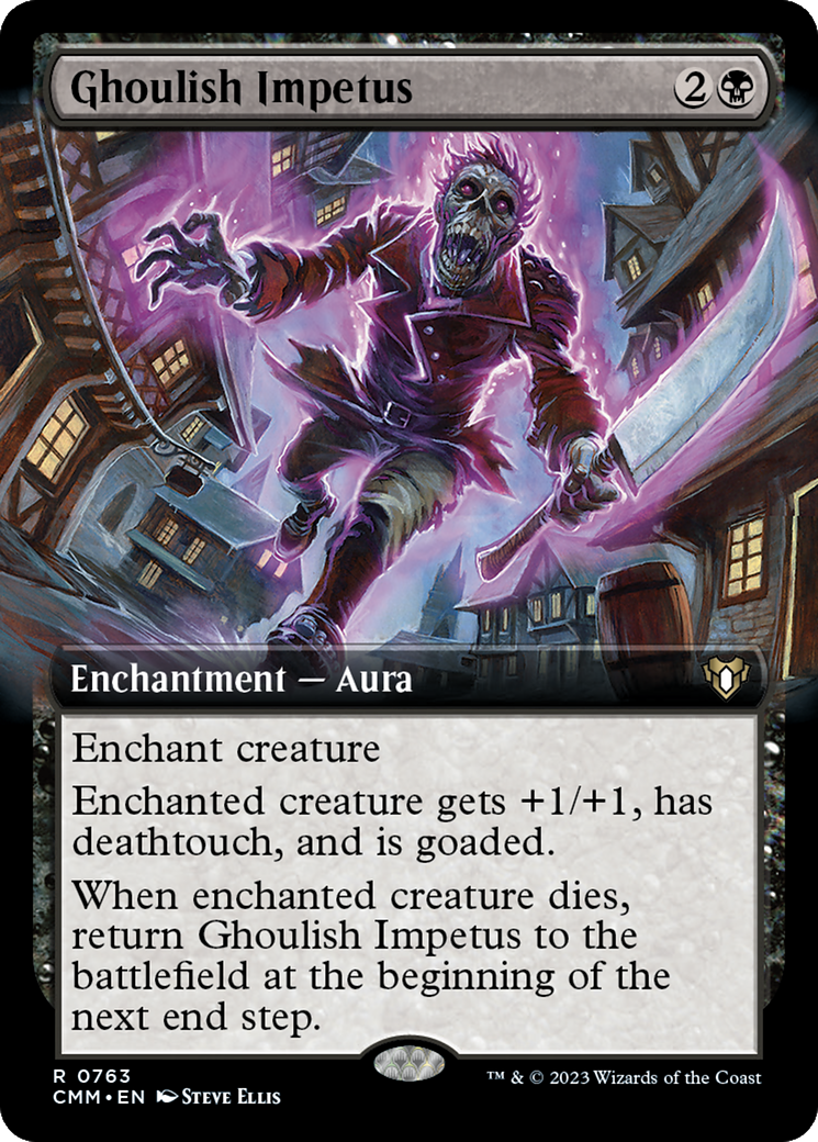 Ghoulish Impetus (Extended Art) [Commander Masters] | Gamer Loot