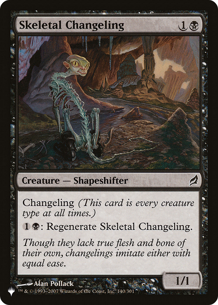 Skeletal Changeling [The List Reprints] | Gamer Loot