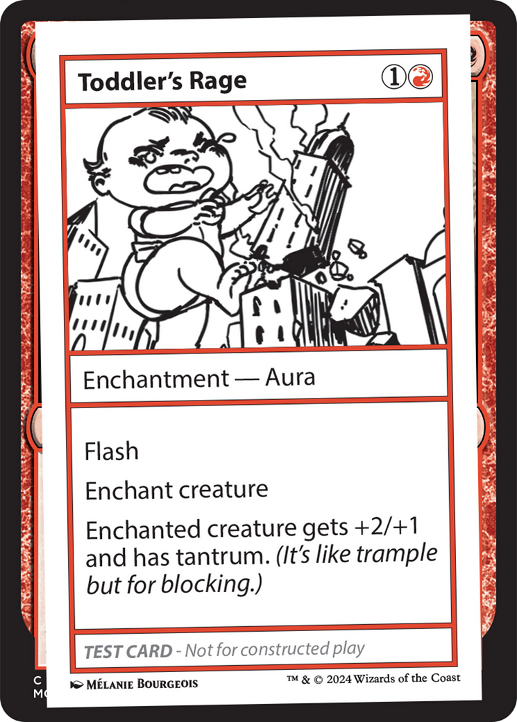 Toddler's Rage [Mystery Booster 2 Playtest Cards] | Gamer Loot