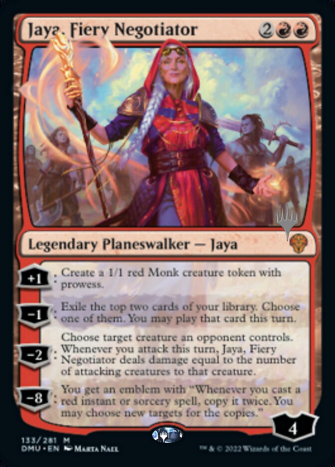 Jaya, Fiery Negotiator (Promo Pack) [Dominaria United Promos] | Gamer Loot