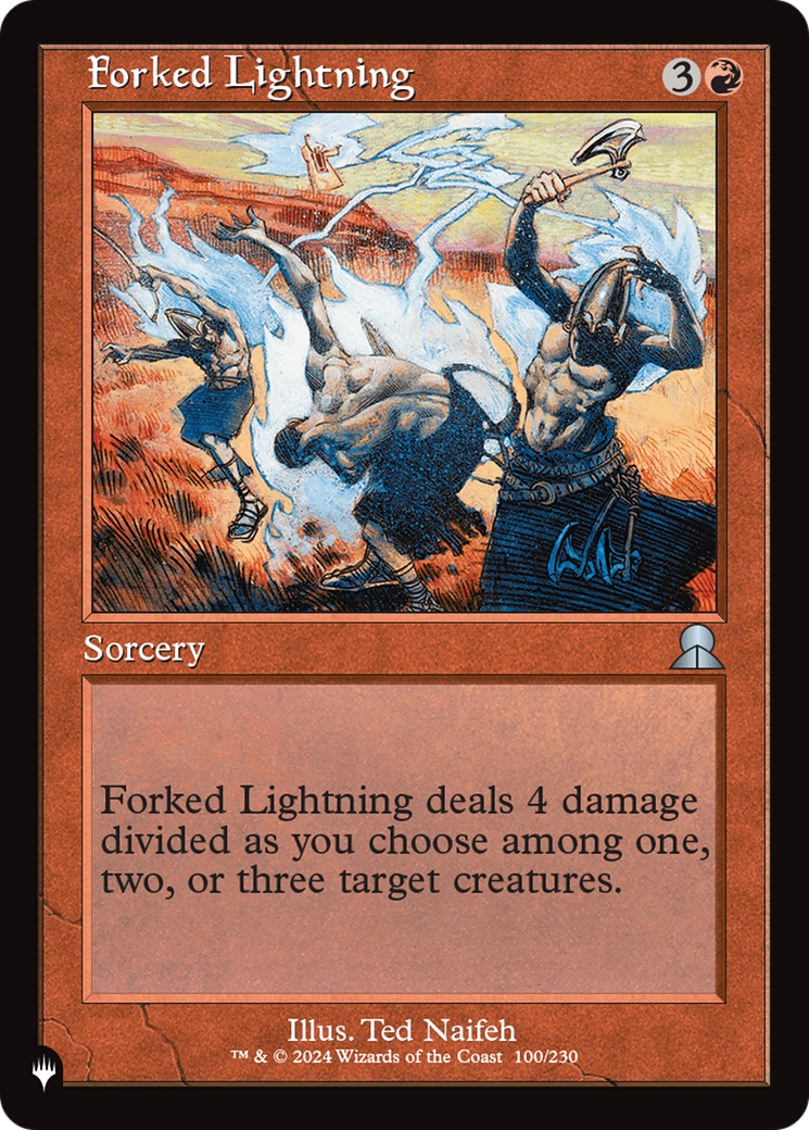 Forked Lightning [The List Reprints] | Gamer Loot