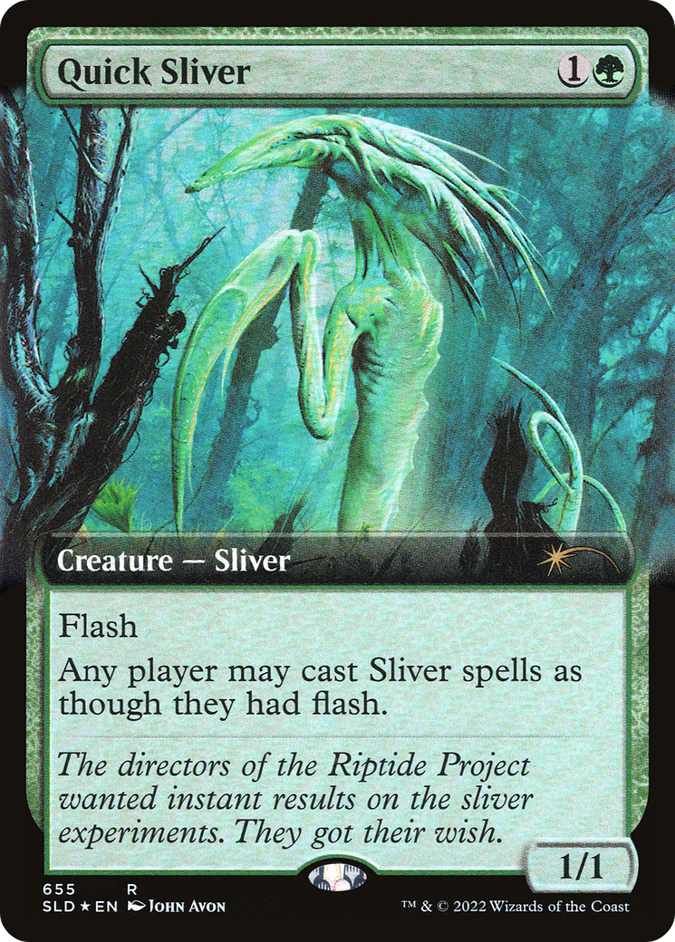 Quick Sliver (Extended Art) [Secret Lair Drop Promos] | Gamer Loot