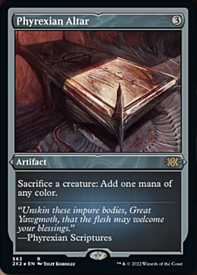 Phyrexian Altar (Foil Etched) [Double Masters 2022] | Gamer Loot