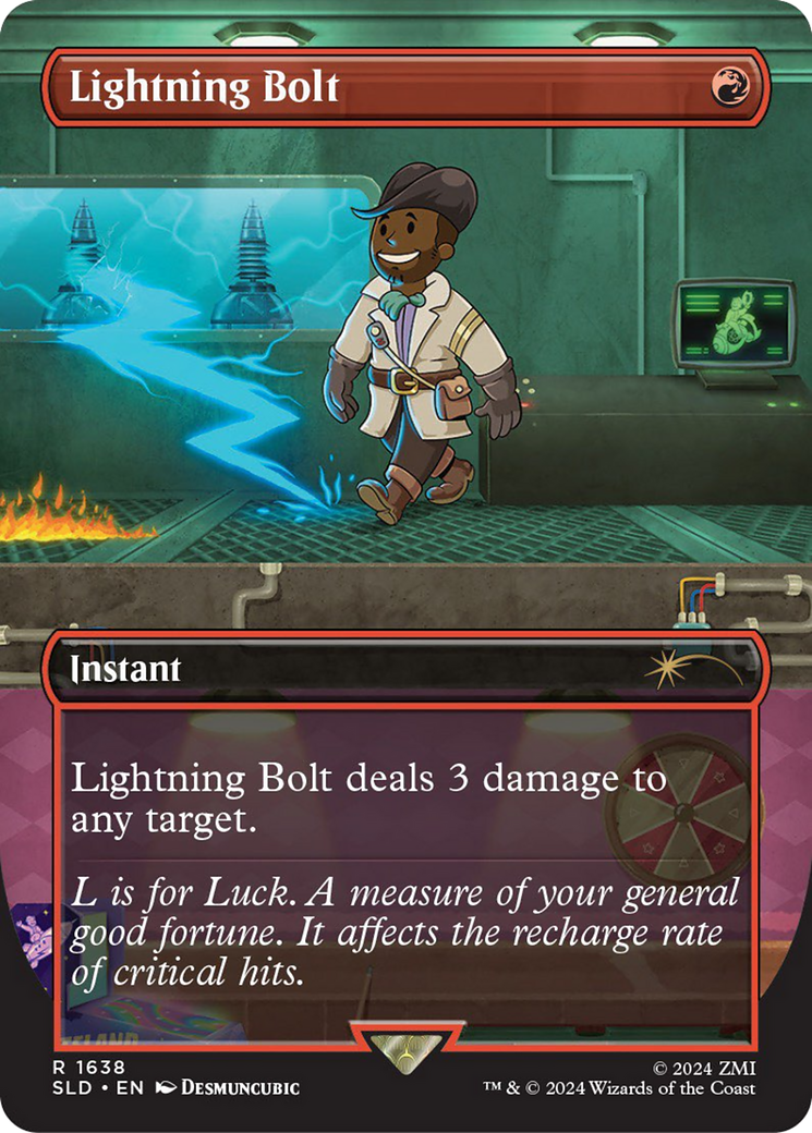 Lightning Bolt (1638) (Rainbow Foil) [Secret Lair Drop Series] | Gamer Loot