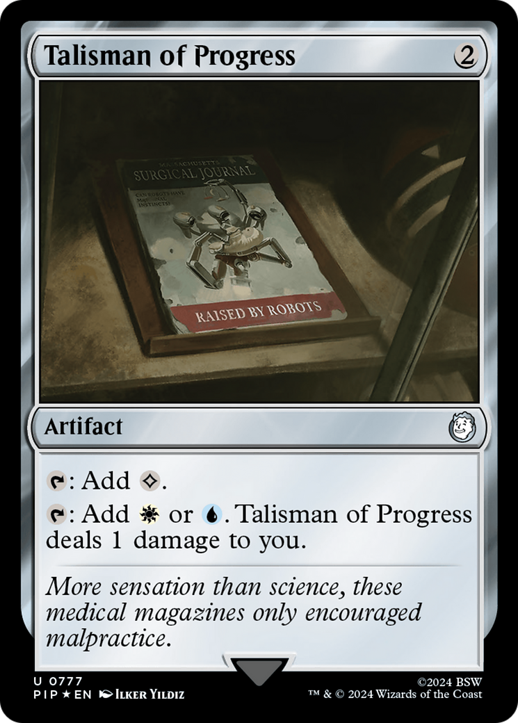 Talisman of Progress (Surge Foil) [Fallout] | Gamer Loot