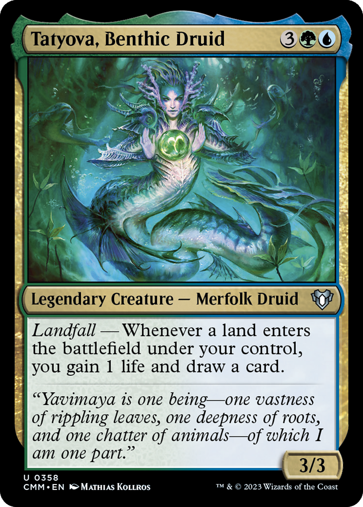 Tatyova, Benthic Druid [Commander Masters] | Gamer Loot