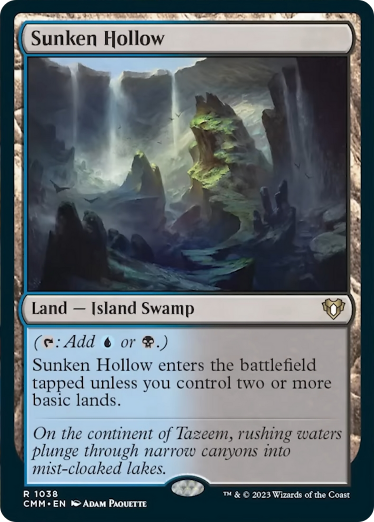 Sunken Hollow [Commander Masters] | Gamer Loot