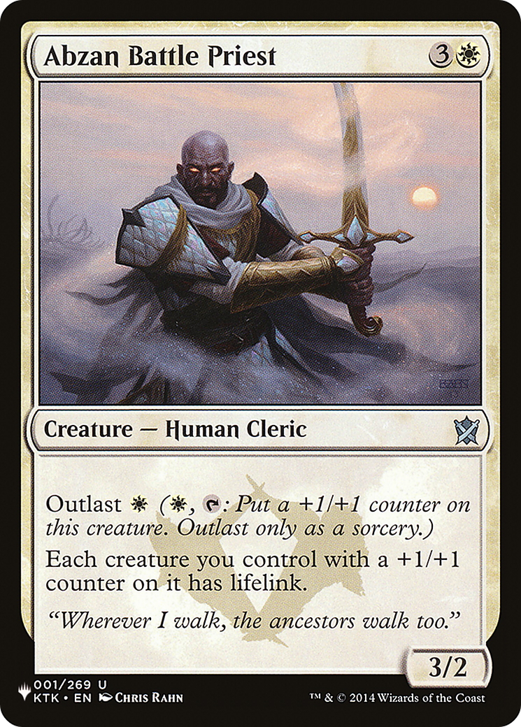 Abzan Battle Priest [The List Reprints] | Gamer Loot