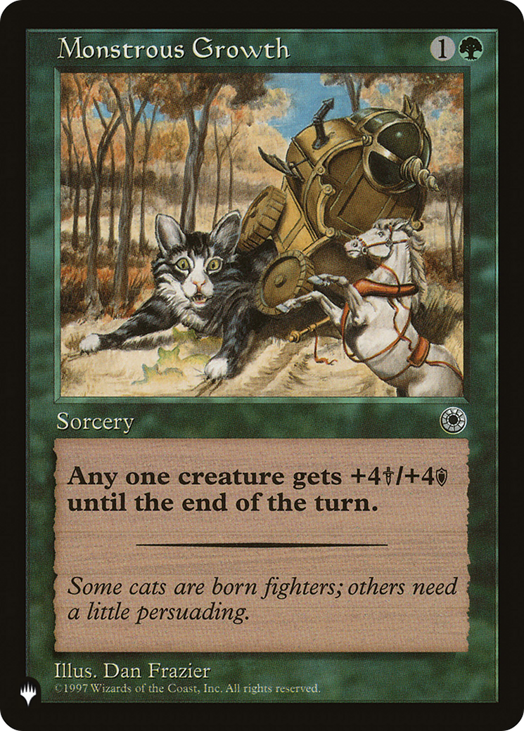 Monstrous Growth (Flavor Text) [The List] | Gamer Loot
