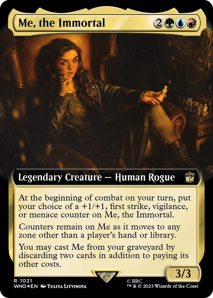 Me, the Immortal (Extended Art) (Surge Foil) [Doctor Who] | Gamer Loot
