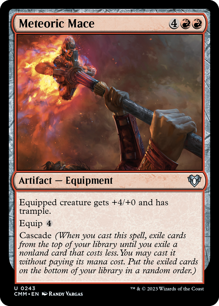 Meteoric Mace [Commander Masters] | Gamer Loot