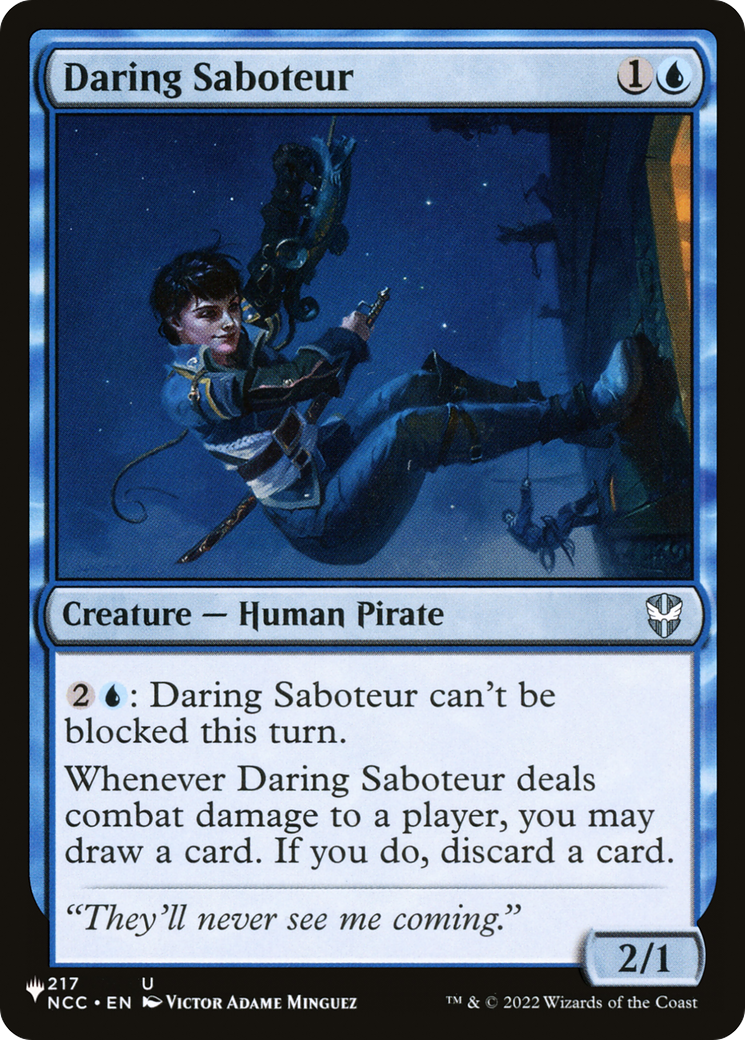 Daring Saboteur [The List Reprints] | Gamer Loot