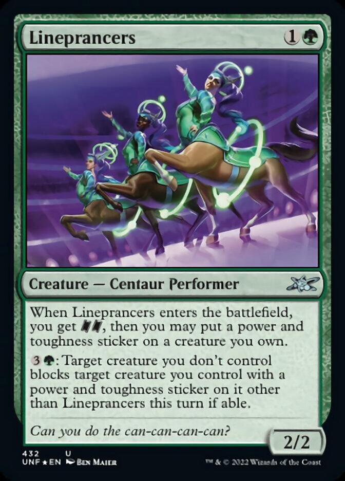 Lineprancers (Galaxy Foil) [Unfinity] | Gamer Loot