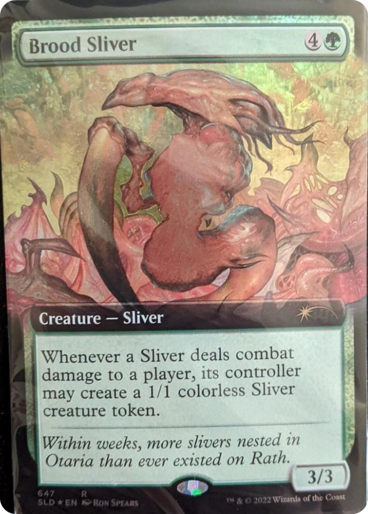 Brood Sliver (Extended Art) [Secret Lair Drop Promos] | Gamer Loot