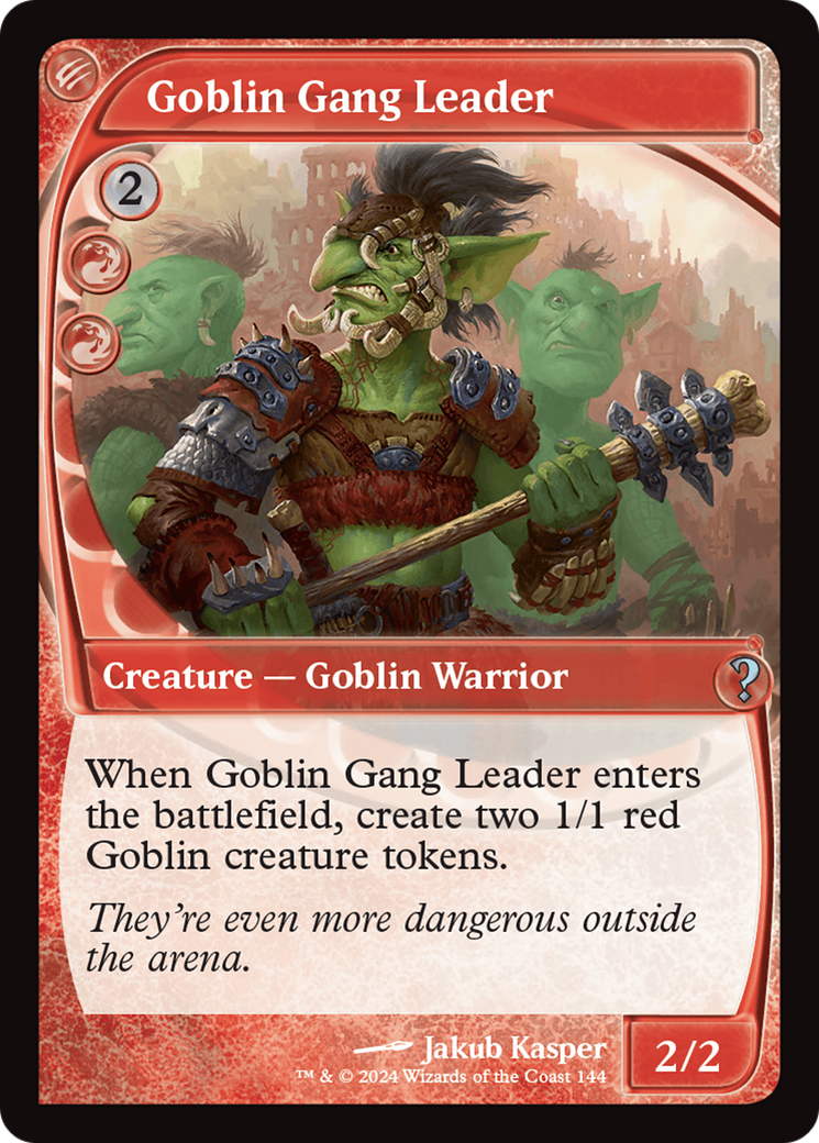 Goblin Gang Leader (Future Sight) [Mystery Booster 2] | Gamer Loot