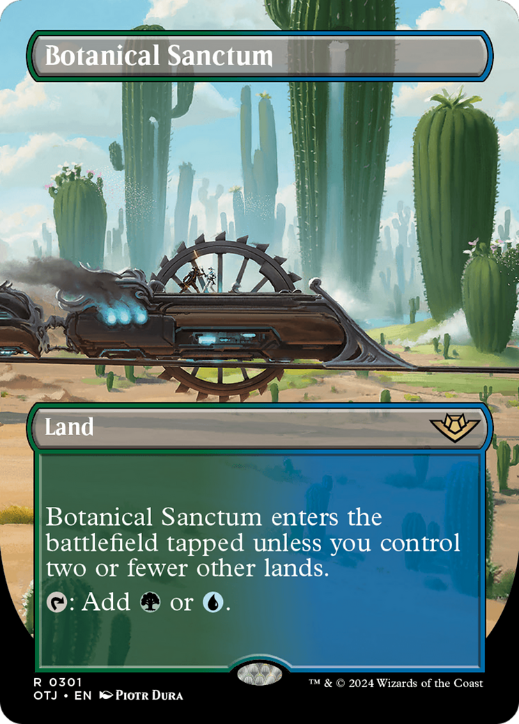 Botanical Sanctum (Borderless) [Outlaws of Thunder Junction] | Gamer Loot