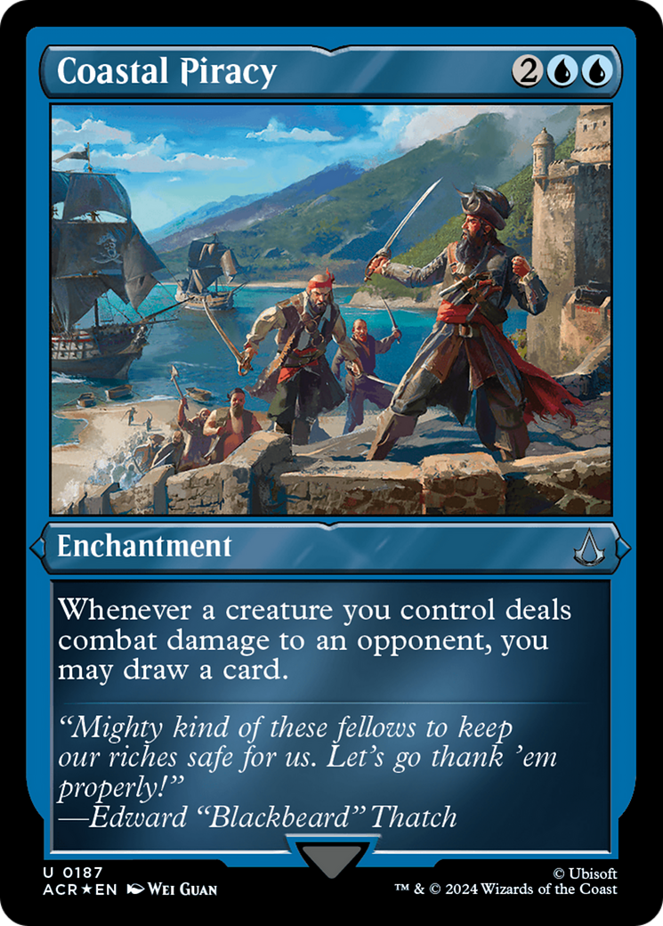 Coastal Piracy (Foil Etched) [Assassin's Creed] | Gamer Loot
