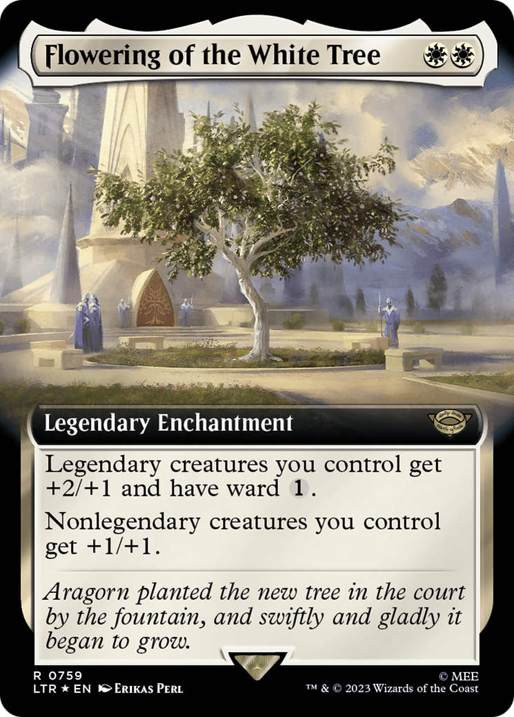 Flowering of the White Tree (Extended Art) (Surge Foil) [The Lord of the Rings: Tales of Middle-Earth] | Gamer Loot