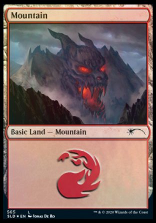 Mountain (Develish) (565) [Secret Lair Drop Promos] | Gamer Loot