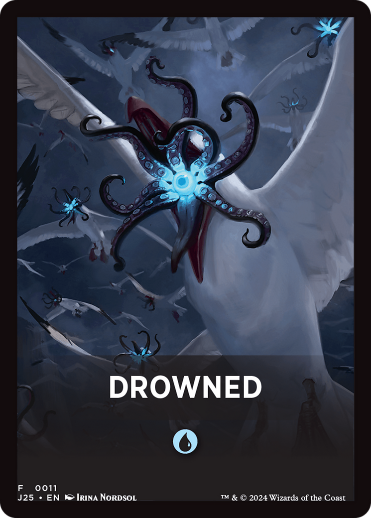 Drowned Theme Card [Foundations Jumpstart Front Cards] | Gamer Loot