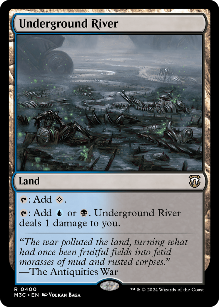 Underground River (Ripple Foil) [Modern Horizons 3 Commander] | Gamer Loot