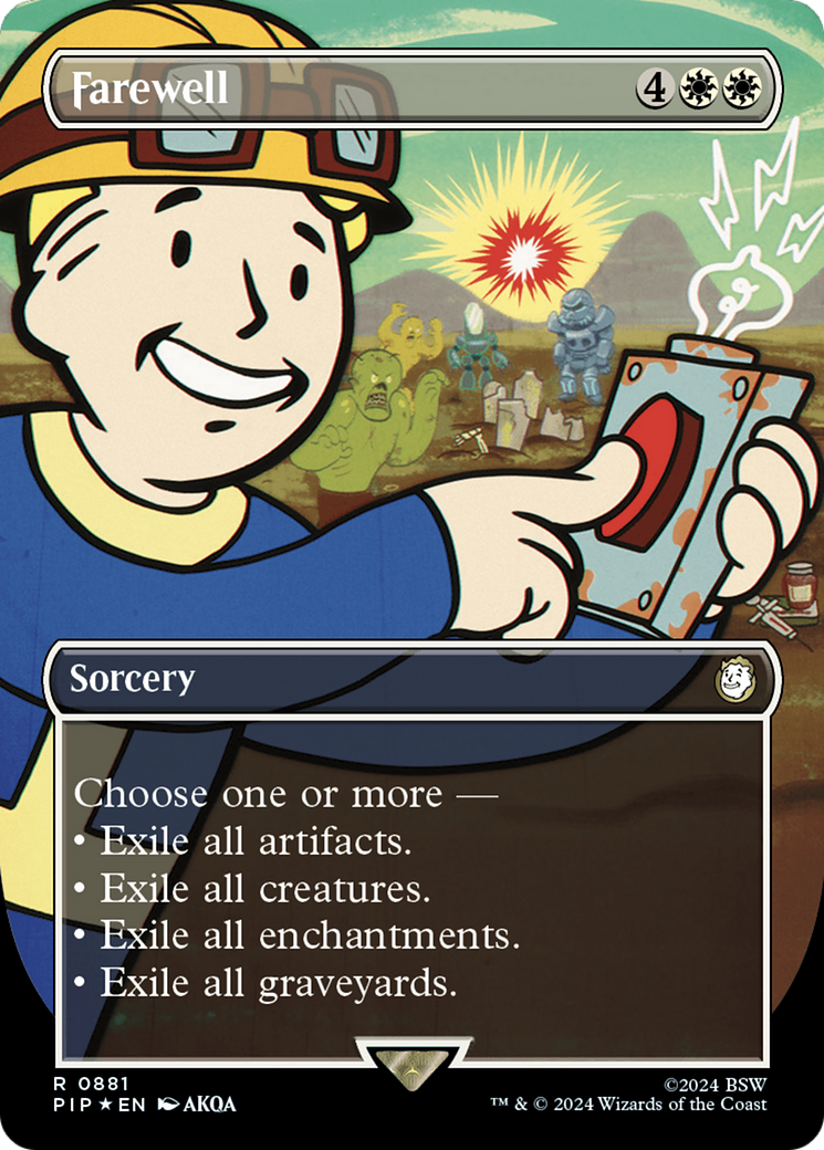 Farewell (Borderless) (Surge Foil) [Fallout] | Gamer Loot