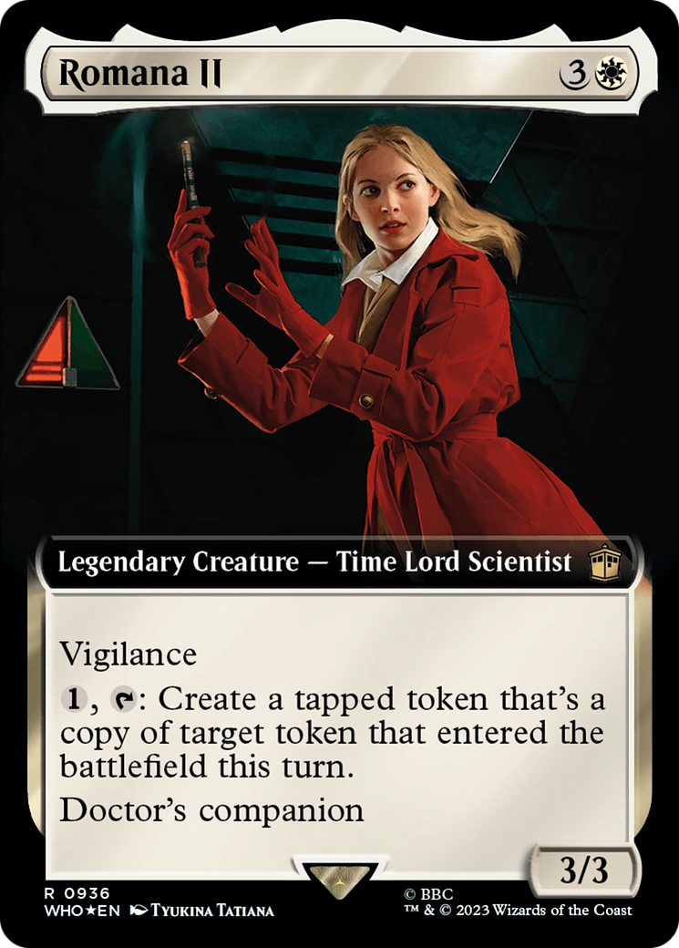 Romana II (Extended Art) (Surge Foil) [Doctor Who] | Gamer Loot