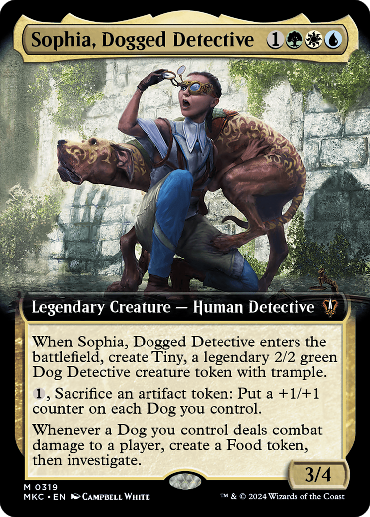 Sophia, Dogged Detective (Extended Art) [Murders at Karlov Manor Commander] | Gamer Loot