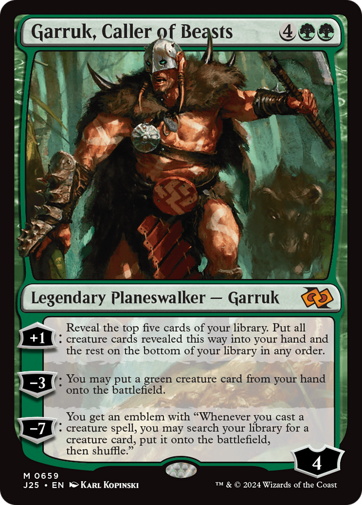 Garruk, Caller of Beasts [Foundations Jumpstart] | Gamer Loot