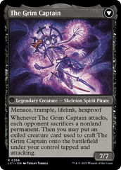 Throne of the Grim Captain // The Grim Captain [The Lost Caverns of Ixalan Prerelease Cards] | Gamer Loot