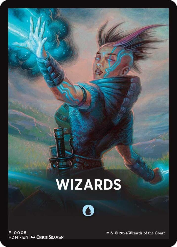 Wizards Theme Card [Foundations Tokens] | Gamer Loot