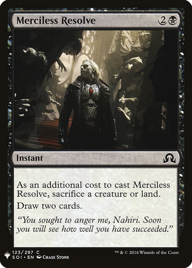 Merciless Resolve [Mystery Booster] | Gamer Loot