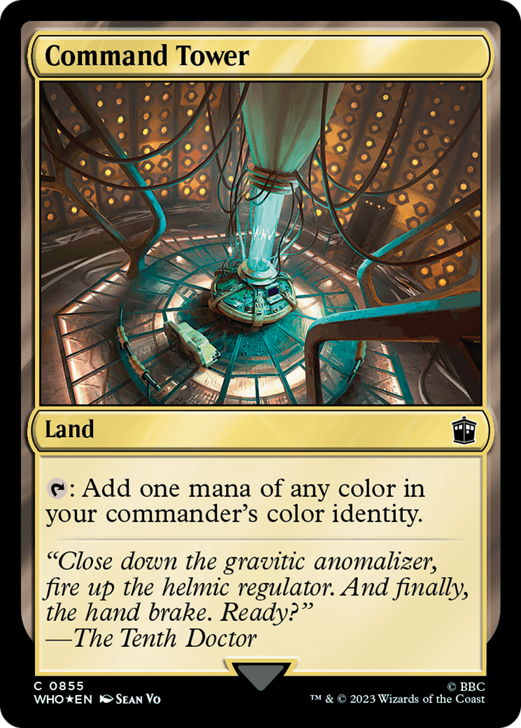 Command Tower (0855)(Surge Foil) [Doctor Who] | Gamer Loot