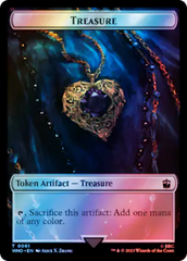 Warrior // Treasure (0061) Double-Sided Token (Surge Foil) [Doctor Who Tokens] | Gamer Loot