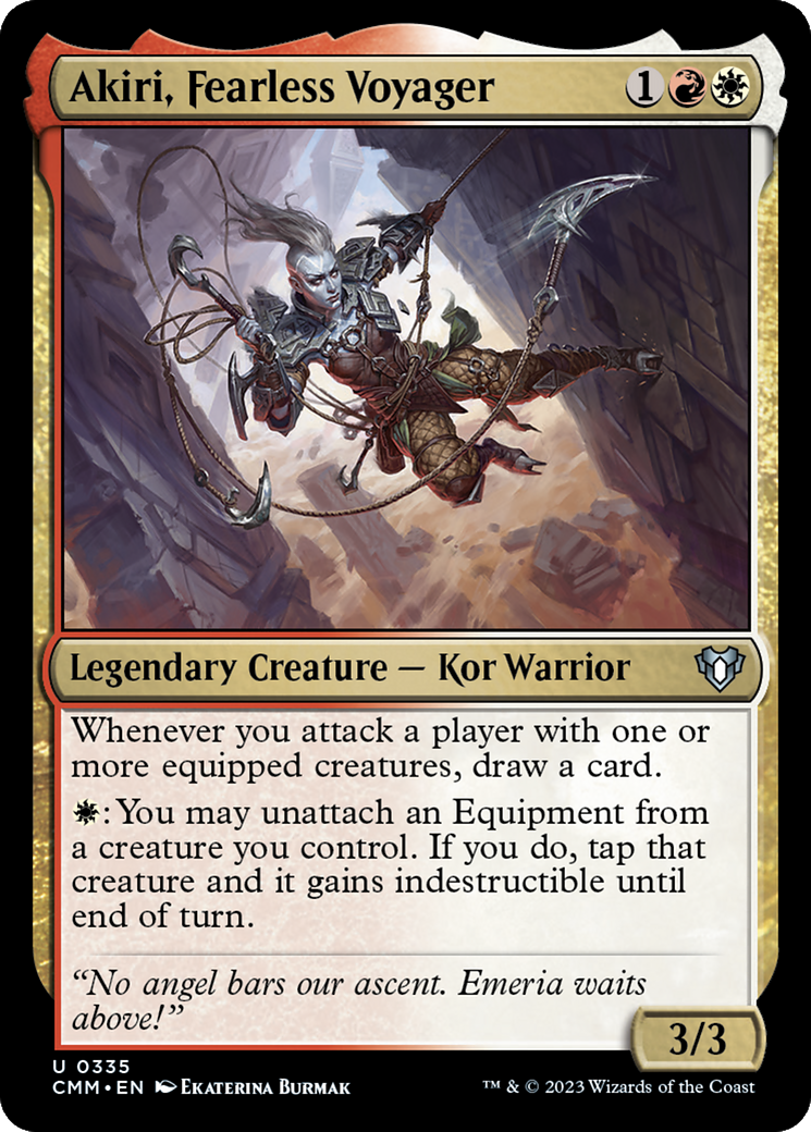 Akiri, Fearless Voyager [Commander Masters] | Gamer Loot