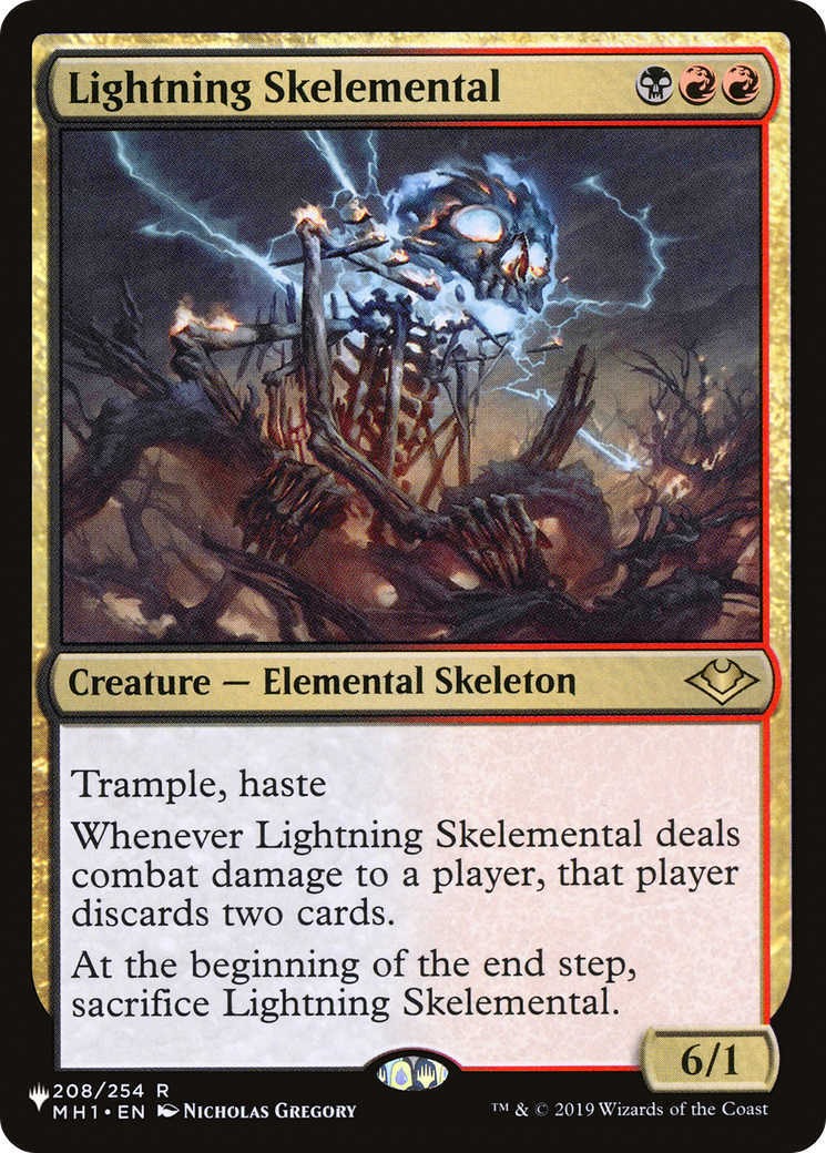 Lightning Skelemental [The List Reprints] | Gamer Loot