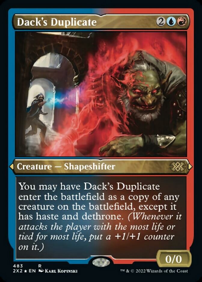 Dack's Duplicate (Foil Etched) [Double Masters 2022] | Gamer Loot