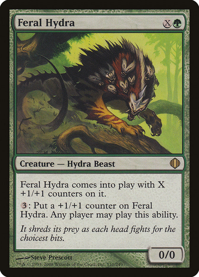 Feral Hydra (Oversized) [Oversize Cards] | Gamer Loot