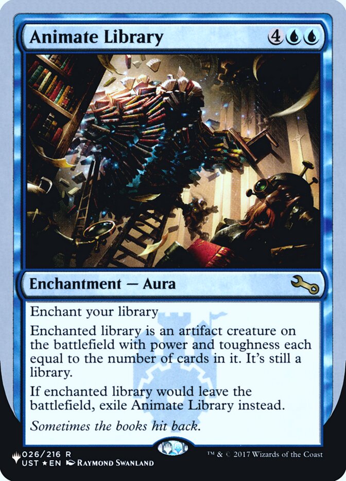 Animate Library (Unfinity Foil Edition) [The List] | Gamer Loot