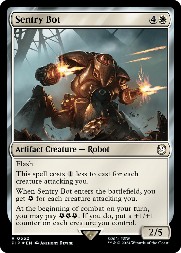 Sentry Bot (Surge Foil) [Fallout] | Gamer Loot